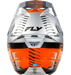 FLY RACING Formula CP Slice Helmet - Grey/Orange/Black
