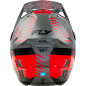 Casco FLY RACING Formula CP Slice - Gris / Rojo / Negro - talla XL