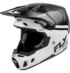 FLY RACING Formula CC Objective Helm - Schwarz/Weiß