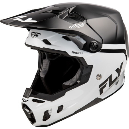 FLY RACING Formula CC Objective Helm - Schwarz/Weiß