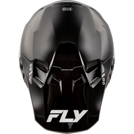 Casque FLY RACING Formula CC Objective - noir/blanc - taille XL