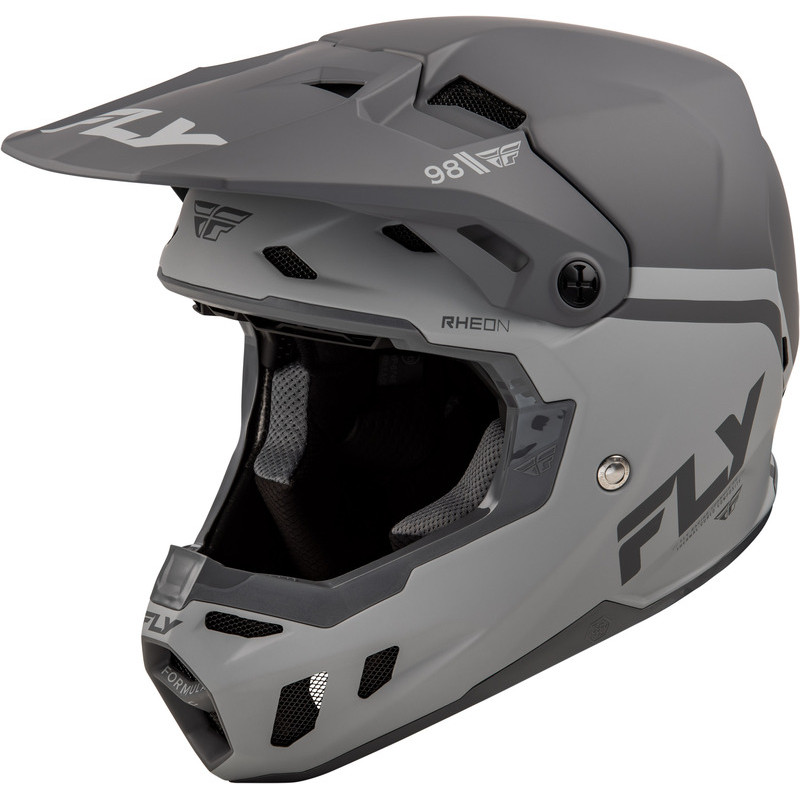 Casco FLY RACING Formula CC Objective - negro/gris