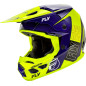 Casque FLY RACING Kinetic Rally - Hi-Vis/bleu/noir - taille XL