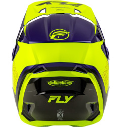 Casco FLY RACING Kinetic Rally - Hi-Vis / Azul / Negro - talla XL