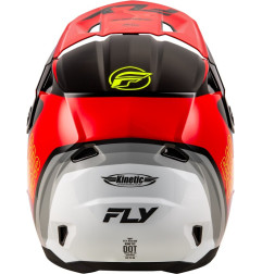 FLY RACING Kinetic Rally Helmet - Red/Black/White