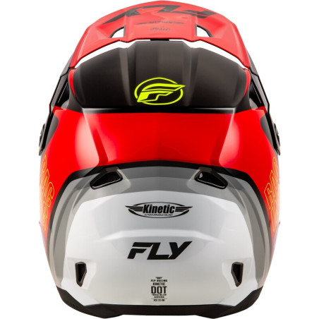 Casco FLY RACING Kinetic Rally - Rojo / Negro / Blanco - talla XL