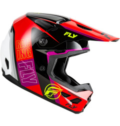 Casco FLY RACING Kinetic Rally - Rojo / Negro / Blanco