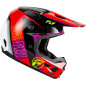 Casque FLY RACING Kinetic Rally - rouge/noir/blanc - taille XL