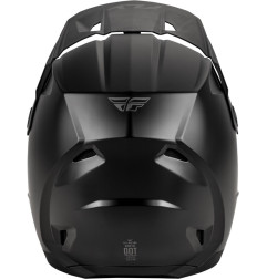 FLY RACING Kinetic Solid Helm - Mattschwarz