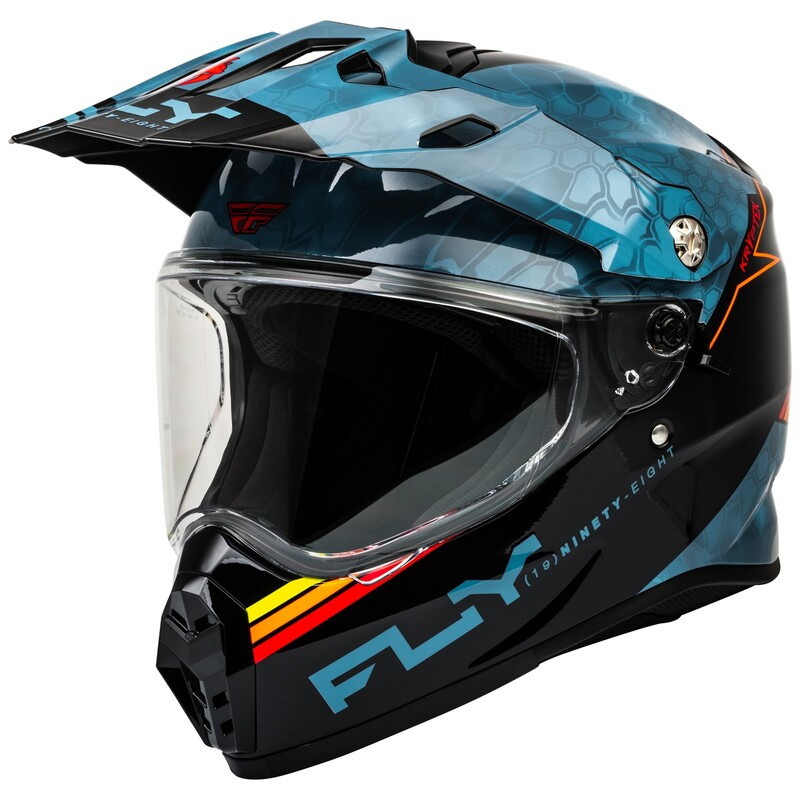 Casque FLY RACING Trekker Kryptek Conceal - Slate/noir/rouge