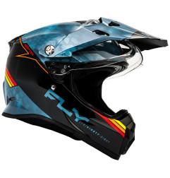 FLY RACING Trekker Kryptek Conceal Helm - Slate/Schwarz/Rot