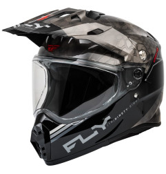 Casco FLY RACING Trekker Kryptek Conceal - Negro / Gris / Blanco