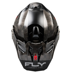 Casco FLY RACING Trekker Kryptek Conceal - Negro / Gris / Blanco