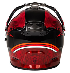 FLY RACING Trekker Kryptek Conceal Helm - Rot/Schwarz