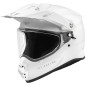 FLY RACING Trekker Solid Helm - Weiß