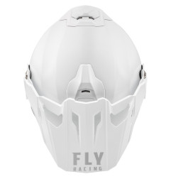 FLY RACING Trekker Solid Helm - Weiß