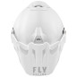 FLY RACING Trekker Solid Helm - Weiß