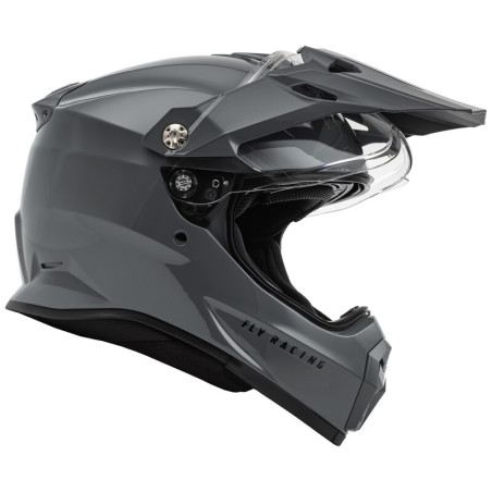 FLY RACING Trekker Solid Helmet - Grey