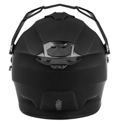 FLY RACING Trekker Solid Helm - Mattschwarz