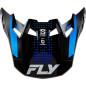 Visera FLY RACING para casco Formula S Carbon Protocol - Carbono negro / Azul