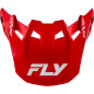 Visera FLY RACING para casco Formula CC Objective - Rojo / Blanco Visera FLY RACING para casco Formula CC Objective - Rojo / Blanco