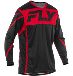 Maillot FLY RACING Lite - noir/rouge