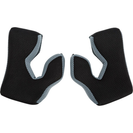 FLY RACING Formula Cheek Pads (XS-55mm) - Black/Cool Grey