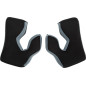 FLY RACING Formula Wangenpolster (XS-55mm) - Schwarz/Cool Grau