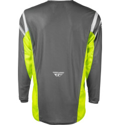FLY RACING Kinetic Mesh Jersey - Grey/Yellow