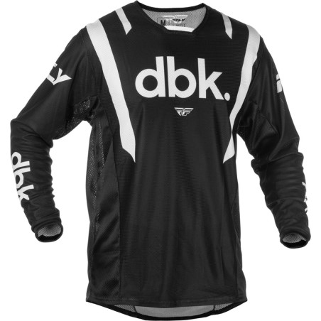 FLY RACING Kinetic Mesh DBK Jersey - Schwarz/Weiß