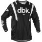Maillot FLY RACING Kinetic Mesh DBK - noir/blanc