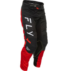 FLY RACING Kinetic Mesh Pants - Scwharz/Rot