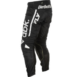 FLY RACING Kinetic Mesh DBK Pants - Schwarz/Weiß
