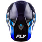 FLY RACING Formula S Carbon Byte Helmet - Blue Carbon/White