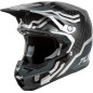 FLY RACING Formula S Carbon Byte Helmet - Black Carbon/Grey/Silver FLY RACING Formula S Carbon Byte Helmet - Black Carbon/Grey/Silver