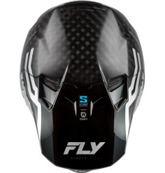 Casco FLY RACING Formula S Carbon Byte - Black Carbon/gris/plata