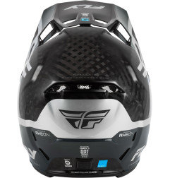 Casque FLY RACING Formula S Carbon Byte - Black Carbon/gris/argent