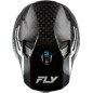 FLY RACING Formula S Carbon Byte Helm - Schwarz Carbon/Grau/Silver FLY RACING Formula S Carbon Byte Helm - Schwarz Carbon/Grau/Silver