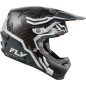 FLY RACING Formula S Carbon Byte Helmet - Black Carbon/Grey/Silver FLY RACING Formula S Carbon Byte Helmet - Black Carbon/Grey/Silver