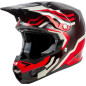 FLY RACING Formula S Carbon Byte Helm - Rot Carbon/Grau FLY RACING Formula S Carbon Byte Helm - Rot Carbon/Grau