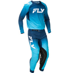 Camiseta FLY RACING Evolution DST - azul/blanco