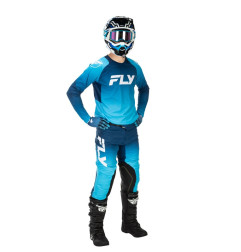 Maillot FLY RACING Evolution DST - bleu/blanc