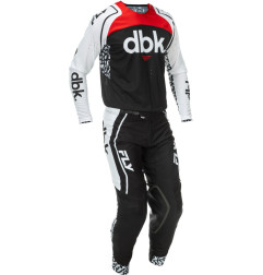 Maillot FLY RACING Evolution DST DBK Special Edition - noir/blanc/rouge