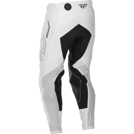 Pantalón FLY RACING Evolution DST Flash L.E. - blanco/plateado - talla 36