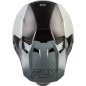 FLY RACING Formula CC Glide Helm - Grau/Schwarz