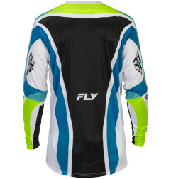 FLY RACING Lite Current L.E. Jersey - Weiß/Lime/Blau