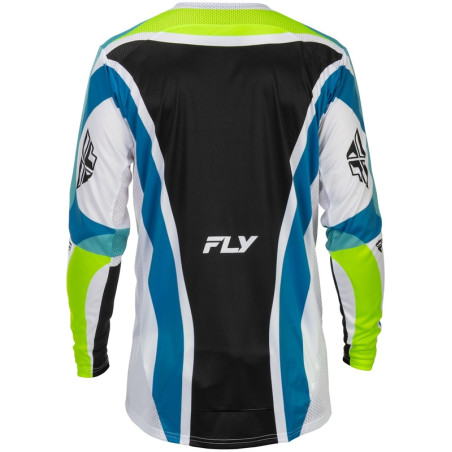 FLY RACING Lite Current L.E. Jersey - Weiß/Lime/Blau