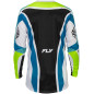 Maillot FLY RACING Lite Current L.E. - blanc/Lime/bleu