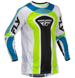 FLY RACING Lite Current L.E. Jersey - Weiß/Lime/Blau
