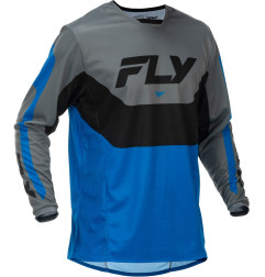 Camiseta FLY RACING Kinetic - azul/gris/negro